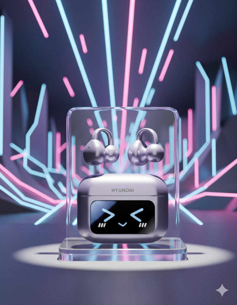 Écouteurs sans Fil Violet Hyundai M 100 pour Android / iOS